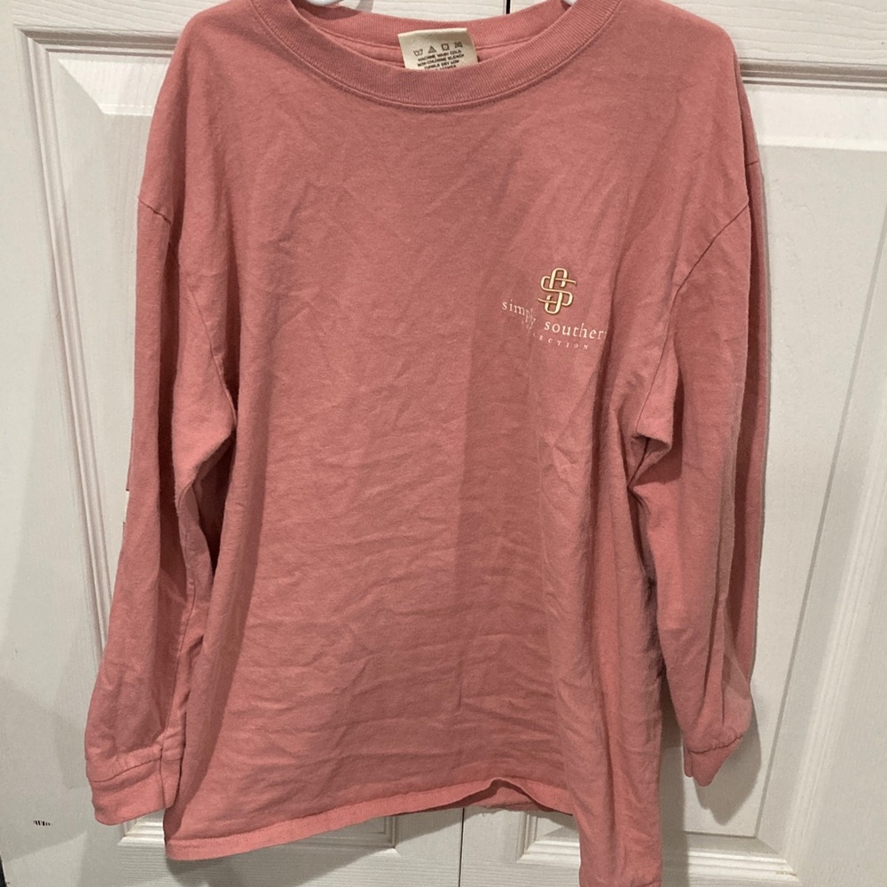 Simply Southern Dusty Rose Long Sleeve Tee